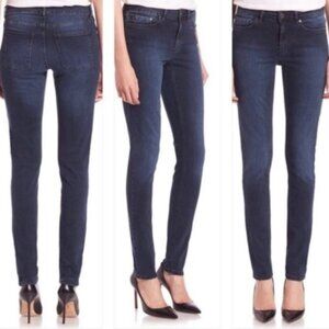 Acne Studios Skin 5 Deep Skinny Jeans Denim Size 26‎ Dark Indigo Blue Stretch